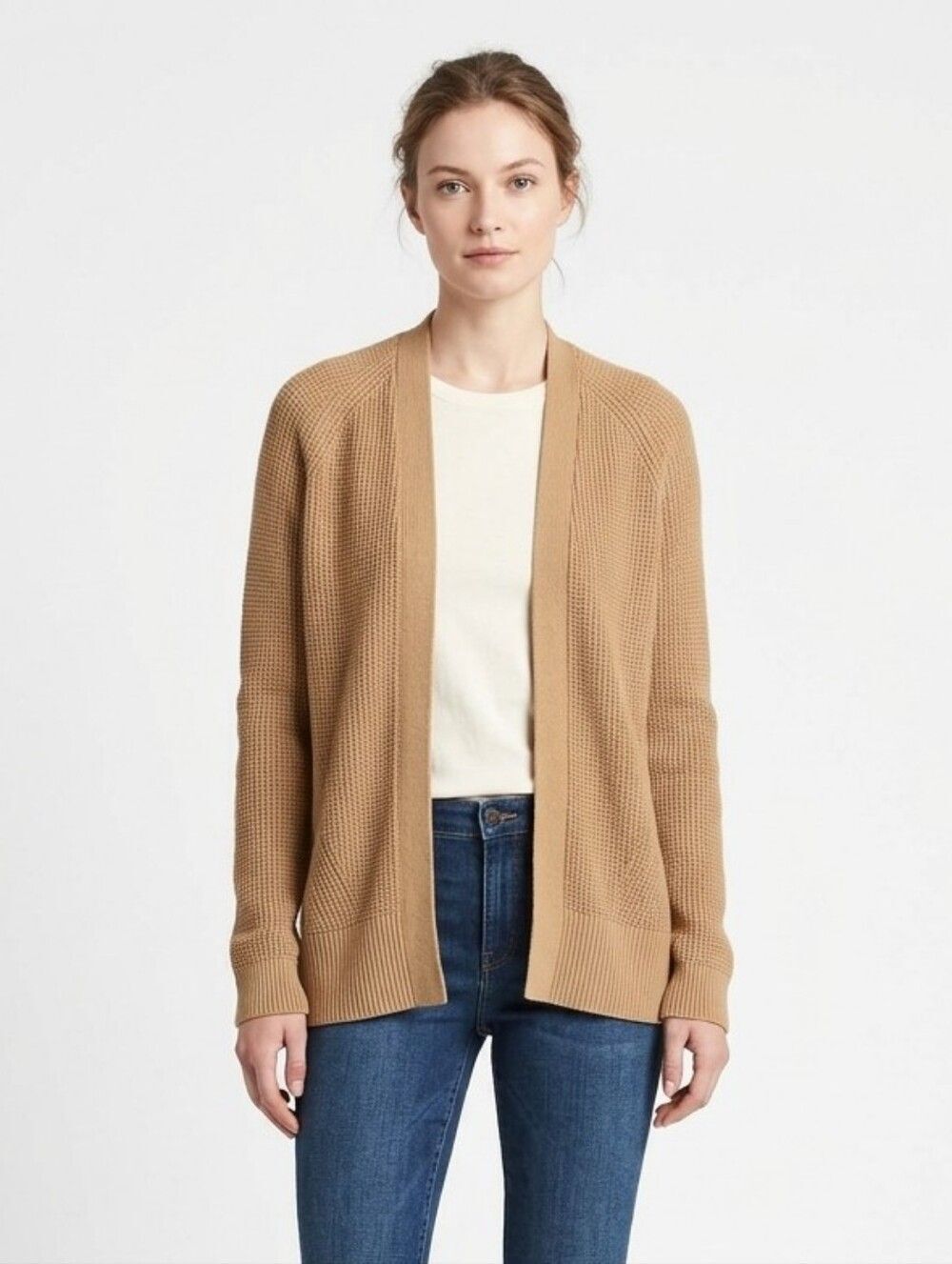 Banana Republic Organic Cotton Cardigan Sweater Size Medium Excellent Condition